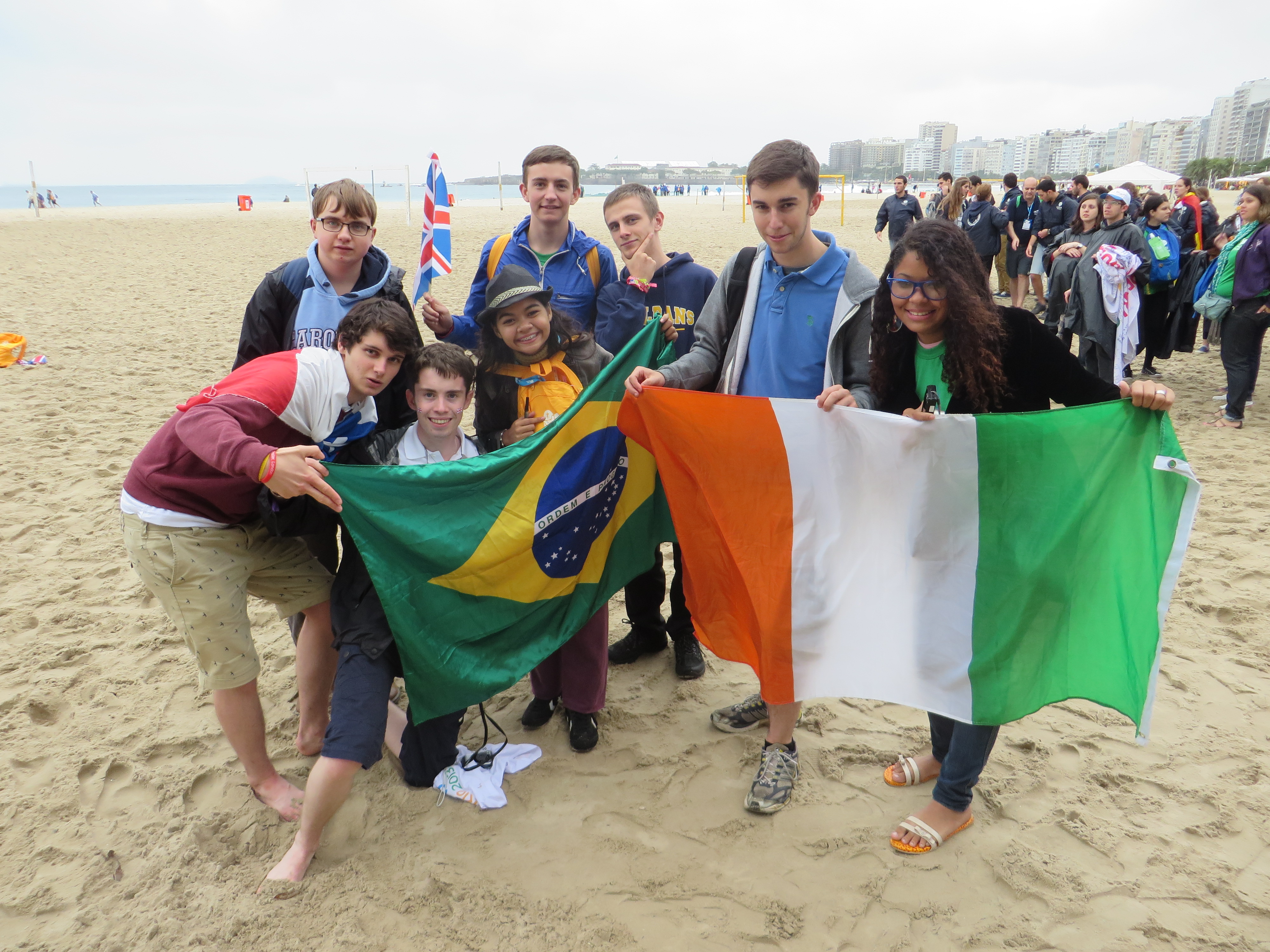 Fr. Alan meets Francis in World Youth Day