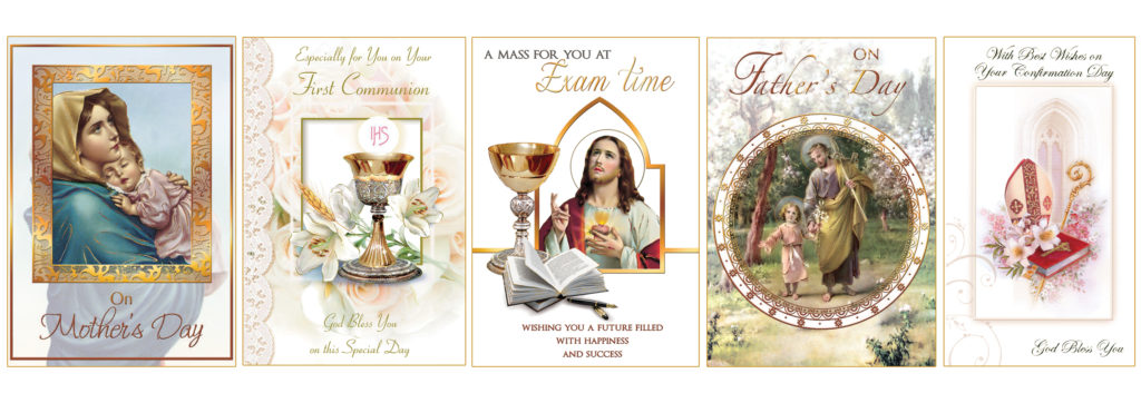 Special Occasion Mass cards. Exams, Mother's Day Cards, Father's Day Cards, Communion Cards, Confirmation Cards. Missionaries of the Sacred Heart