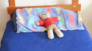 Poignant photo from the Holy family Care Centre, home to many AIDS orphans.