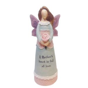 Resin Angel Statue - A Mother's Heart