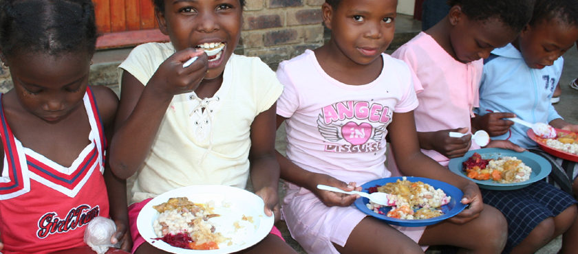 Sat. feeding scheme at Holy Rosary Church, Ivory Park