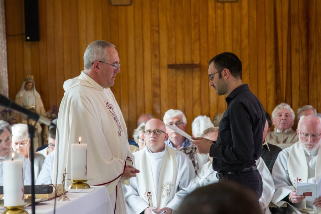 Missionaries of the Sacred Heart, MSC Missions, First Profession, First Profession ceremony, Myross Wood House, novitiate, missionary priesthood, religious life, vocation, vocation to priesthood, Fr Joseph McGee MSC