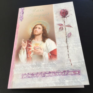 Mass Bouquet Card, Missionaries of the Sacred
