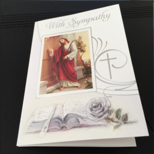 Traditional Sympathy Mass Card, Catholic Mass Cards, Missionaries of the Sacred Heart, Individual Sympathy Mass Cards