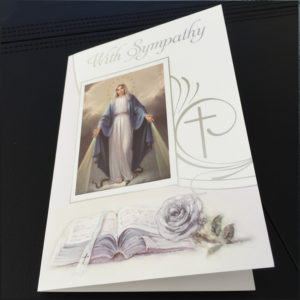 tional Sympathy Mass Card