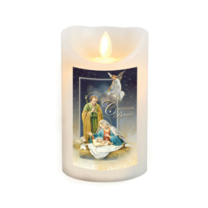 Nativity LED Candle