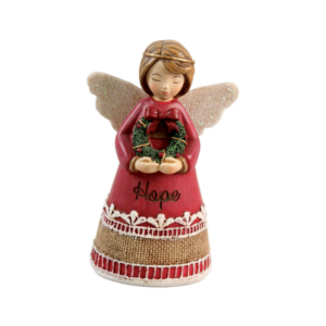 Hand Painted Resin Angel – Hope – 4.25”