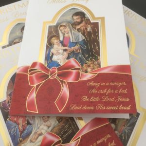 Christmas Mass Cards Set 2 - Pack of 5