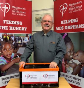 Fr Michael O'Connell MSC officiates at the MSC Easter Draw 2019. MSC Missions, Missionaries of the Sacred Heart, MSC Easter Draw, MSC Easter Draw 2019, Fr Michael O'Connell MSC, Fr Michael O'Connell Cork, Easter & Holy Week 2019