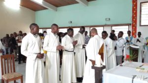 Missionaries of the Sacred Heart, MSC Missions, First Profession, First Profession ceremony, novitiate, missionary priesthood, religious life, vocation, vocation to priesthood, Missionaries of the Sacred Heart in the Democratic Republic of Congo, MSC Missions in in the Democratic Republic of Congo