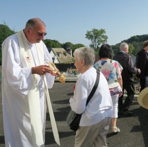 MSC Missions, Missionaries of the Sacred Heart, MSC Pilgrimages, Missionaries of the Sacred Heart Pilgrimages, pilgrimage to Lourdes, MSC pilgrimage to Lourdes, Lourdes 2019, City of St Pierre, City of the Poor Lourdes, Grotto of Our Lady of Lourdes, Lourdes Grotto, Fr Michael O’Connell MSC, Fr Timothy Gleeson MSC, Fr Des Farren MSC, Fr John Finn MSC, Fr Charles Sweeney MSC, pilgrimages from Ireland, religious pilgrimages, Saint Bernadette, St Bernadette, St Bernadette Lourdes, Our Lady of Lourdes