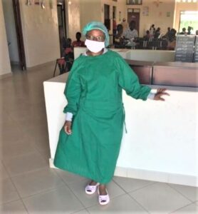 Sr Maria helps out