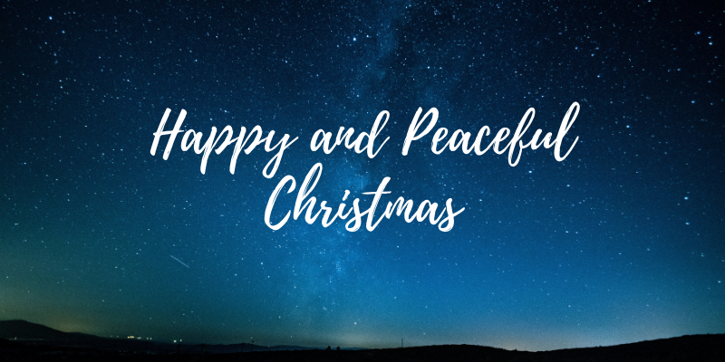 Happy and Peaceful Christmas