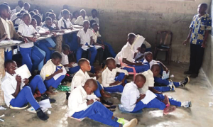 Children of the cCOngo on the floor