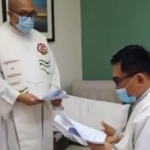 Fr Gerwin Mendoza Lumanglas MSC, of the Philippine Province, making his perpetual profession in May 2021.