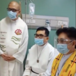 Fr Gerwin Mendoza Lumanglas MSC, of the Philippine Province, making his perpetual profession in May 2021.