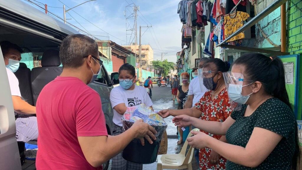 Each care package costs just €8.50, but is a lifeline to a family in the Philippines in the midst of the coronavirus crisis.