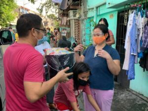 MSC COVID-19 outreach programmes providing essential care packages in the Philippines.