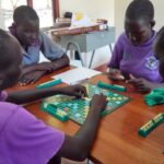Chess and Scrabble championships at Loreto Rumbek. "The students love competitions," writes Fr Alan Neville MSC.