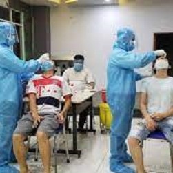 MSCs volunteer at COVID-19 treatment centre in Vietnam. (Image courtesy of www.misacor.org.au)