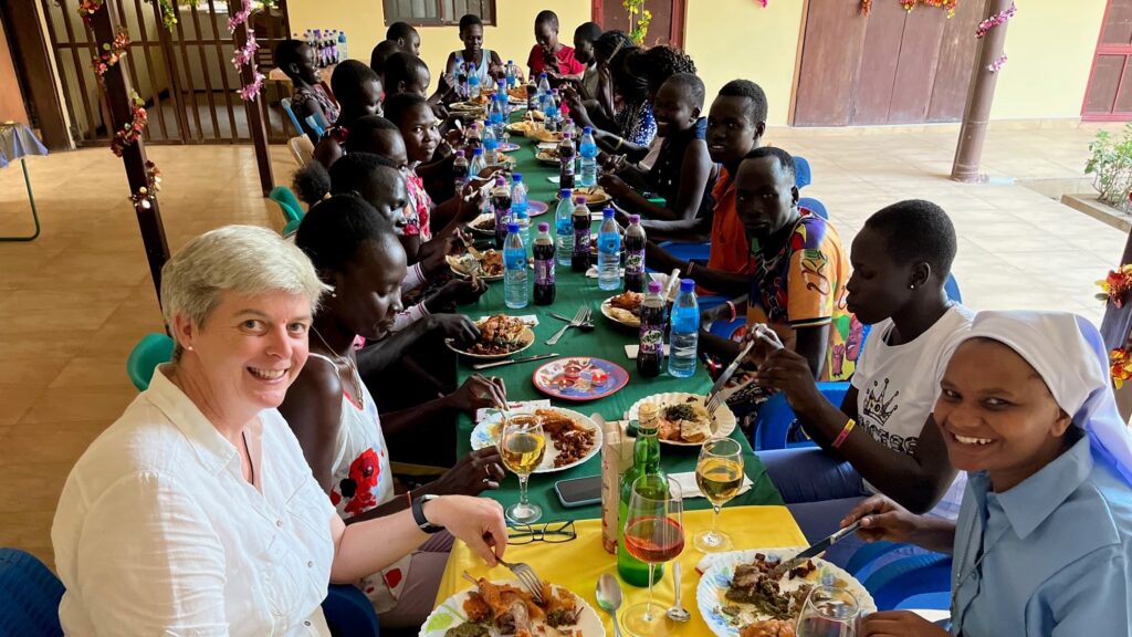 Christmas lunch in Loreto.