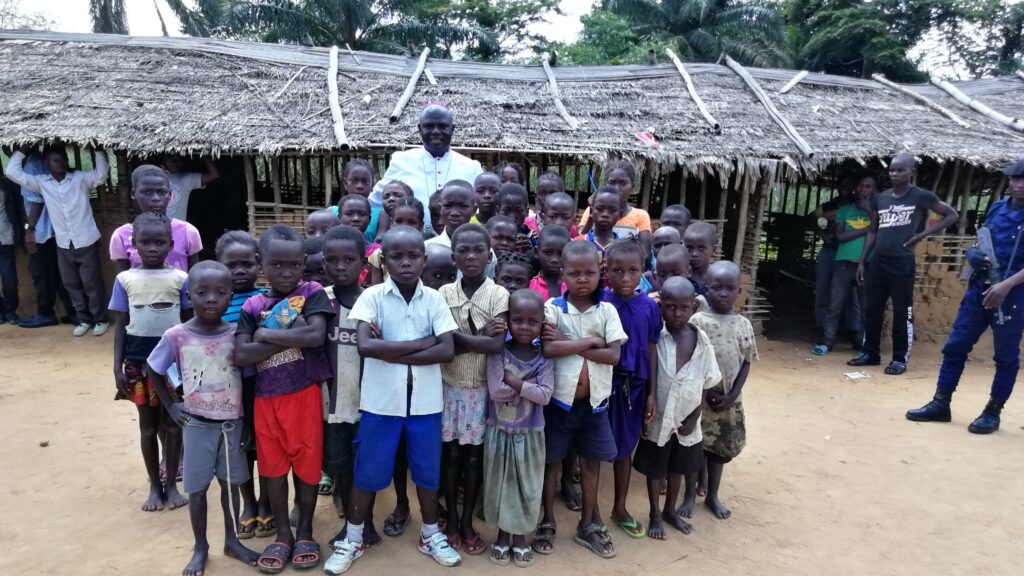 Bishop Toussaint Iluku Bolumbu MSC is working to educate severely disadvantaged children in the the diocese of Bokungu-Ikela in the Democratic Republic of Congo.
