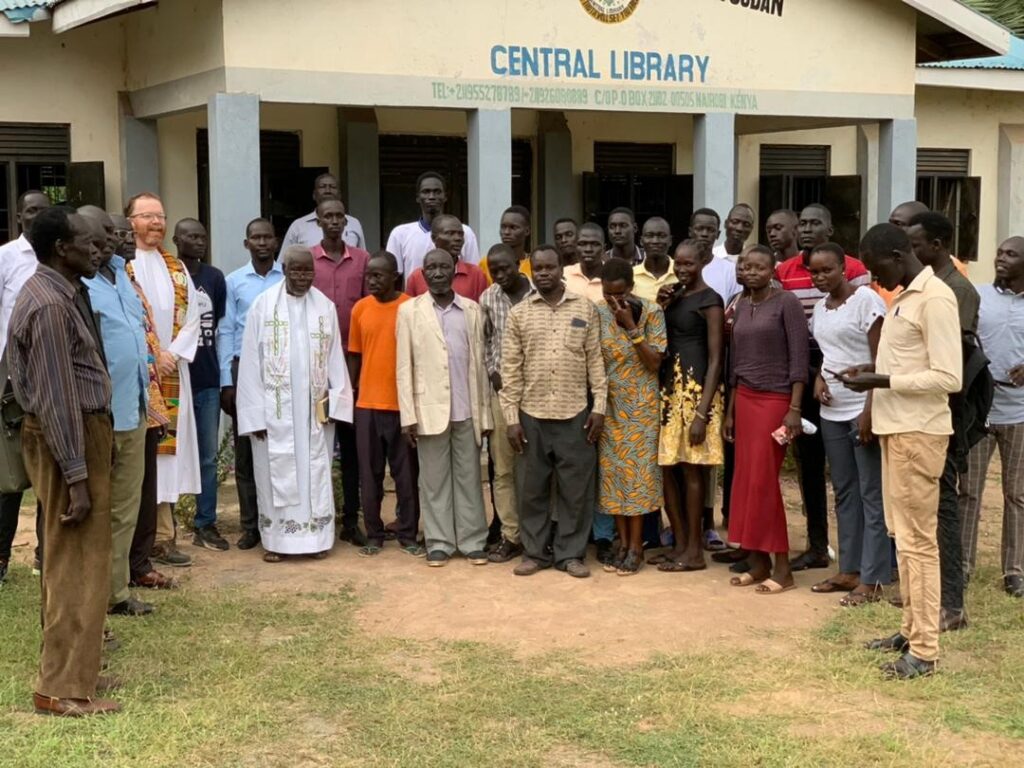 the central library in South Sudan