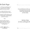 easter mass card inside