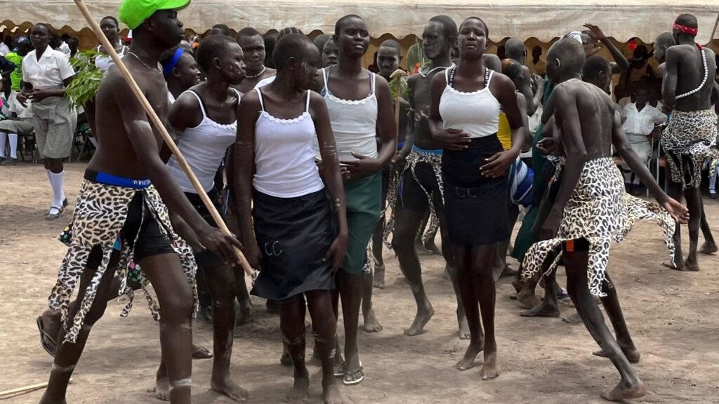 Several cultural dances were performed as part of the celebrations at the 2022 Loreto Rumbek graduation.