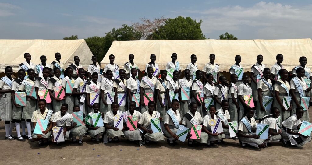 The graduating class of 2022 at Loreto Rumbek.