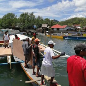 MSCs in the Philippines are working on a housing project to repair and build homes for over 330 households, where houses have been severely damaged, often completely destroyed, by Typhoon Odette. (Image via @mscmissionphil on Facebook.)