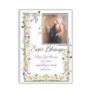 easter mass card jesus