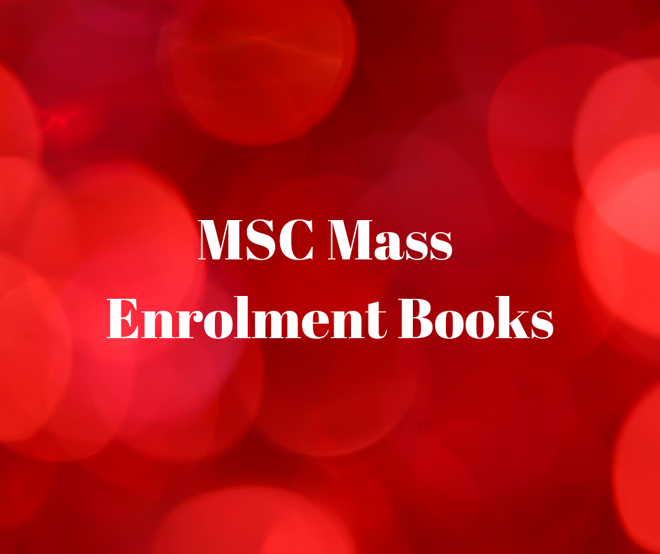 Notice of changes to our online Mass enrolment books