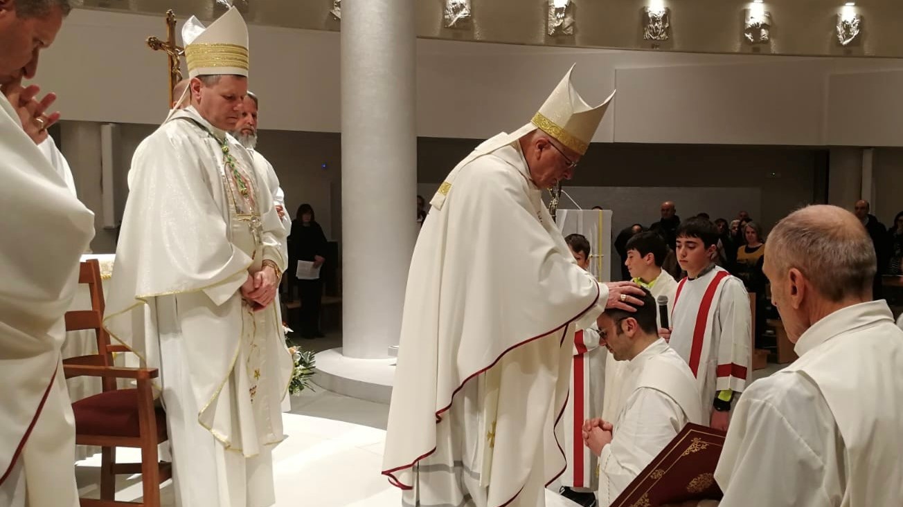 An international celebration: Bishop Fintan Gavin travels from Cork to Italy to ordain Fr Giacomo Gelardi MSC