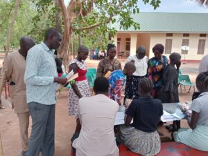 The enrolling of new students in Loreto Rumbeck