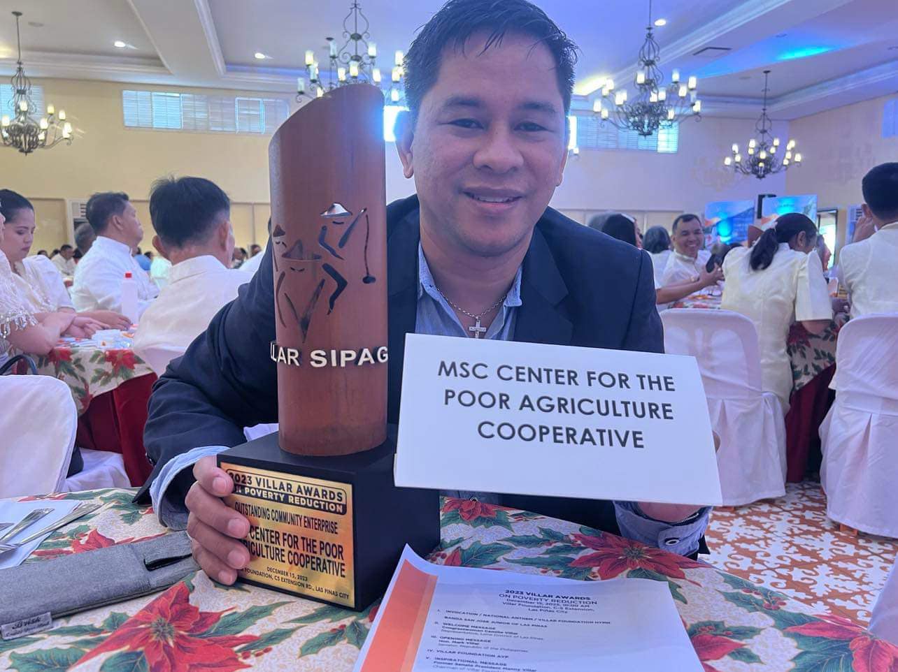 An outstanding achievement for the MSC Centre for the Poor