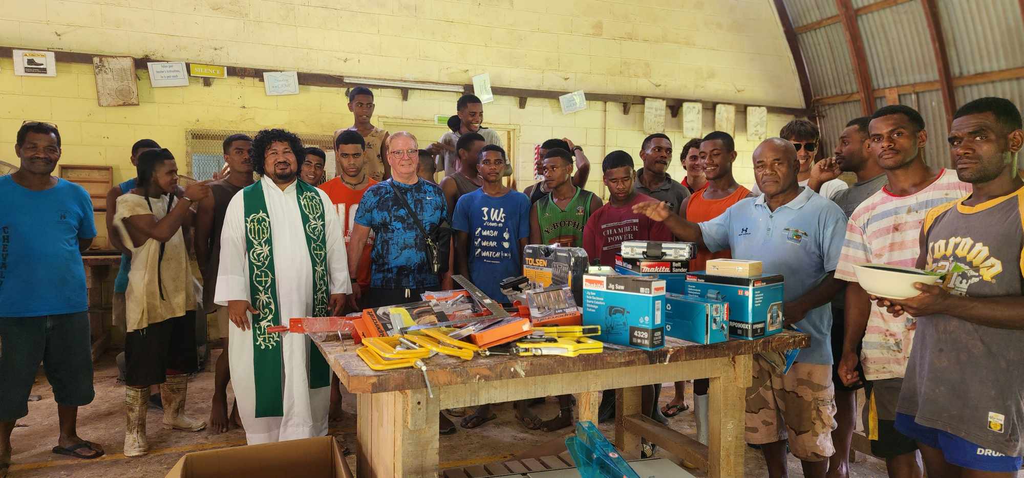 Catching up with our friends at the Chevalier Training Centre in Fiji 