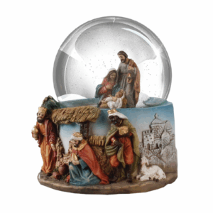 Resin Nativity/Waterball/Holy Family 5 inch
