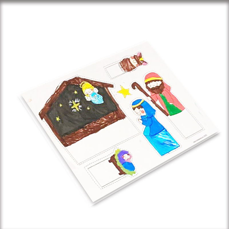 MSC Christmas Cut out Nativity scene - Image 2