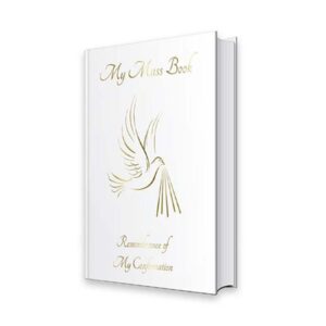 confirmation mass book white