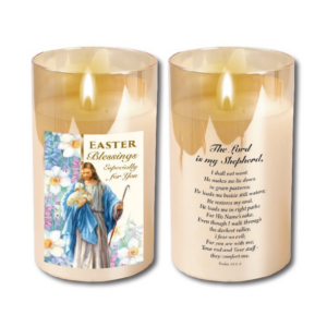 easter blessing candle