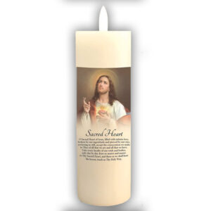 Sacred Heart LED Candle