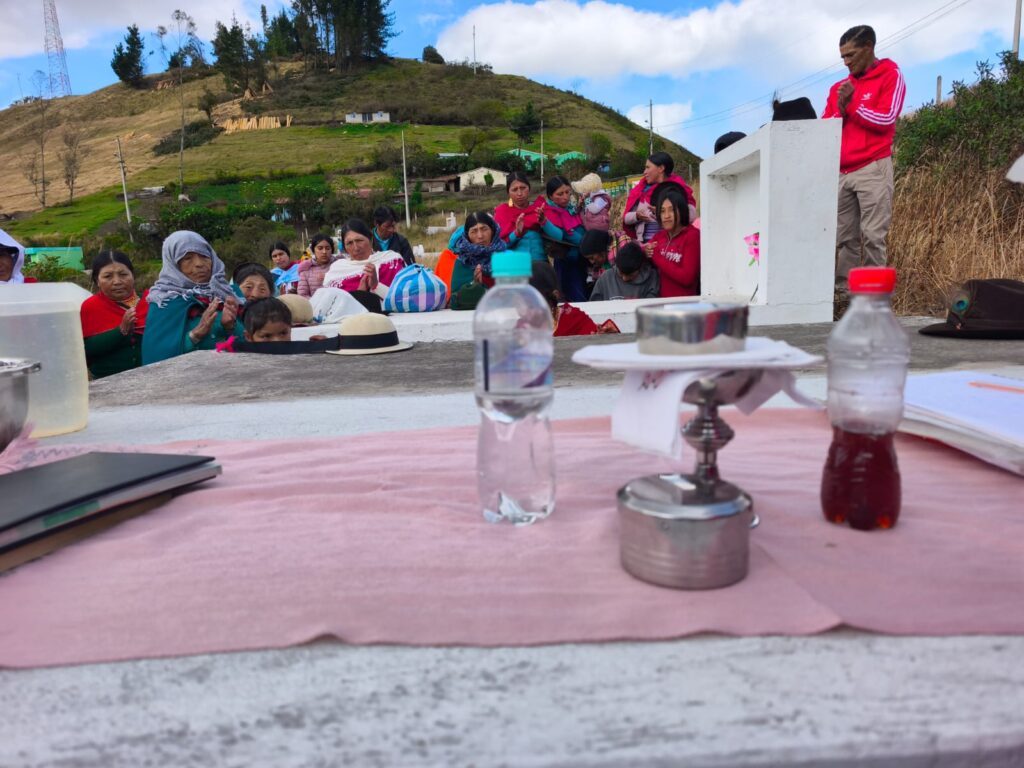 A special remembrance Mass on the Ecuadorian mission, led by Fr Marcelo Campoverde MSC, in July.