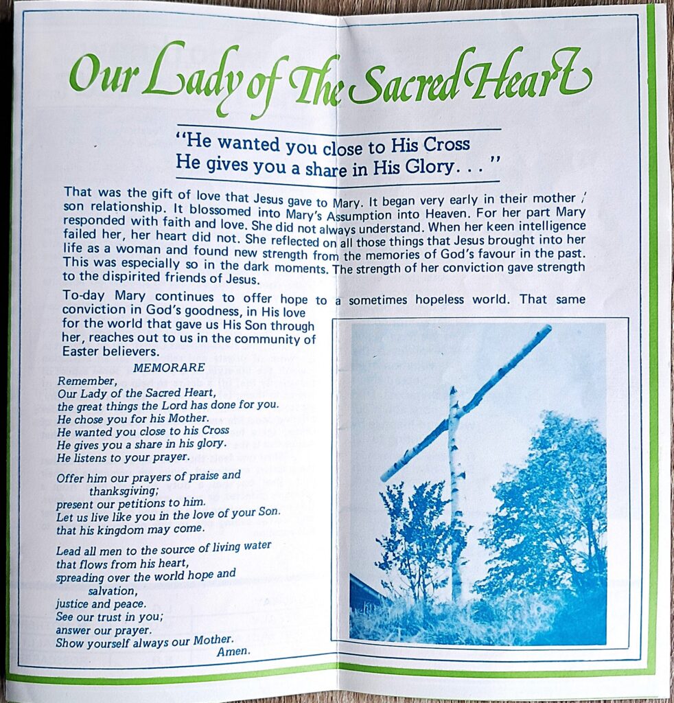 From the MSC Message, Spring 1984.