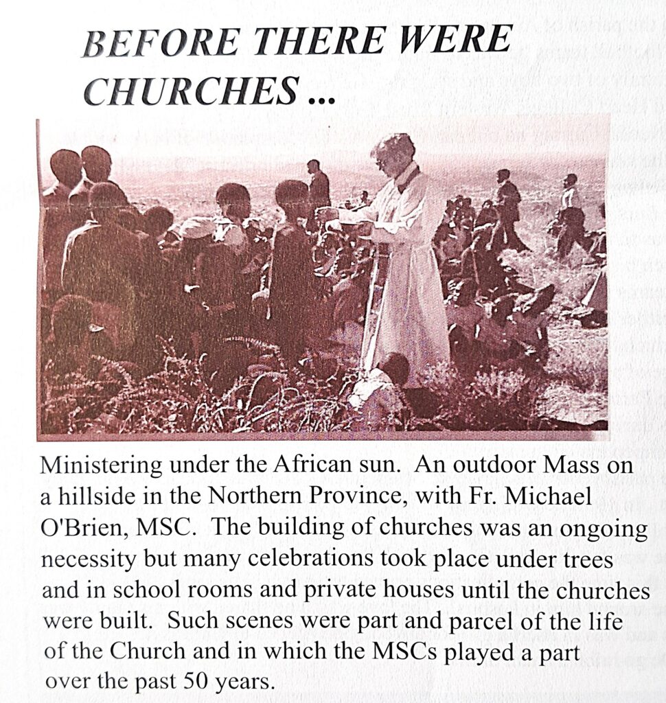 From the MSC Message, Summer 2000.