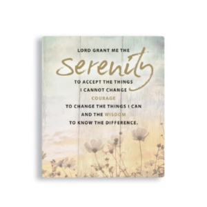 Porcelain Plaque/Home - Serenity Prayer