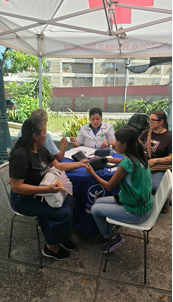 Blood pressure checks and preventative consultations provided to senior citizens.