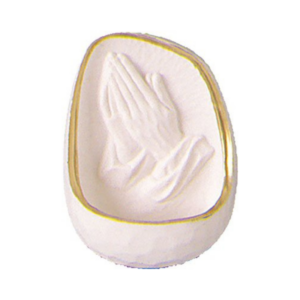 Praying font hands