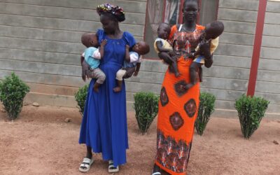Dedicated care for twin babies in rural South Sudan